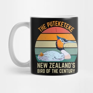 Funny Puteketeke New Zealand's Bird Of The Century Vintage Mug